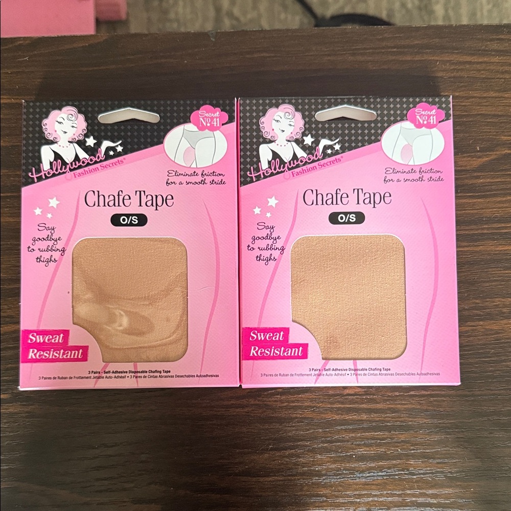 Hollywood Fashion Secrets Chafe Tape - Tan / Set of 2